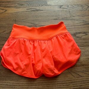 Free people orange shorts